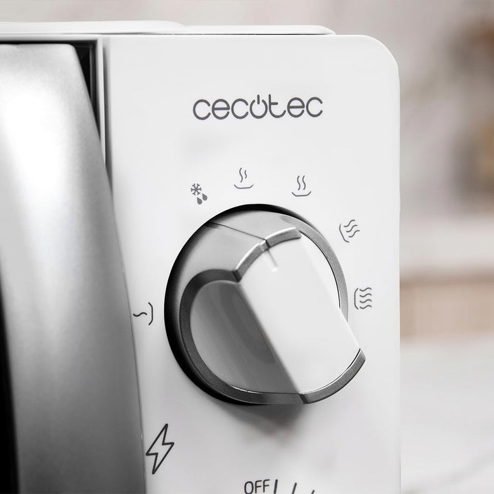 Cecotec Mikrowelle Proclean 2010 Wave, 20L Kapazität, 700 W | 6 Leistungsstufen, 3DWave Technologie,
