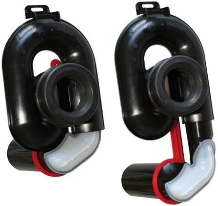 Urinalabsaugesiphon, höhenverstellbar um 65 mm, DN 50, waagerecht