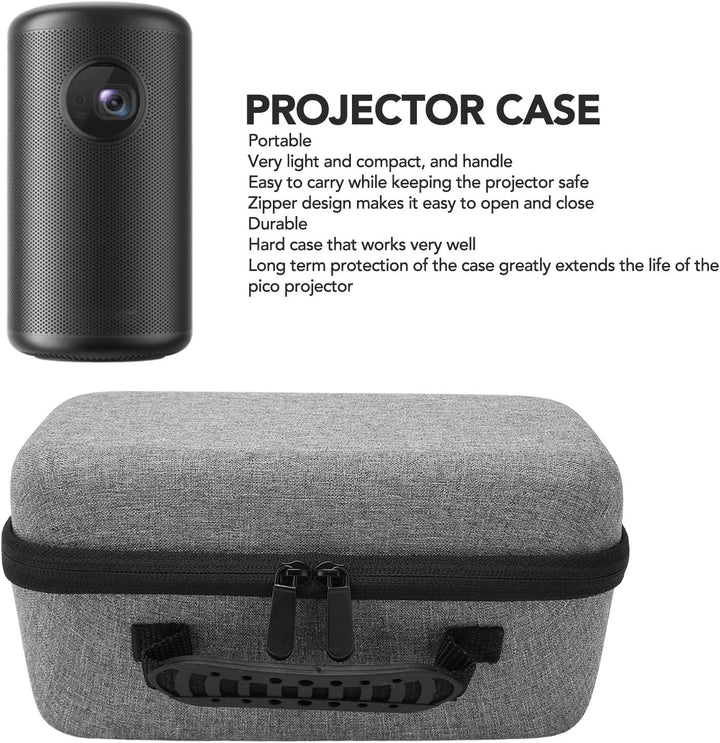 Projektortasche für Samsung Nebula Anker Capsule 3 1080P Projektor, Projektor Hartschalen Reisetasch