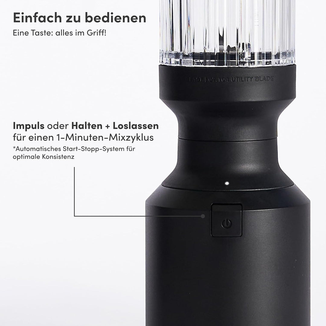 BEAST Standmixer 850W - Kompakter Smoothie Maker und Hochleistungsmixer mit 3 Tritan Mixbechers 785,