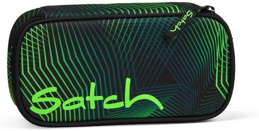 Satch Match Plus Schulrucksack Set 3tlg. inkl. Schlamperbox und Sporttasche (Seismic Green), Seismic