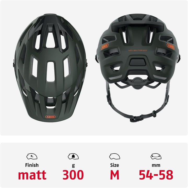 ABUS MTB-Helm Moventor 2.0 - komfortabler Fahrradhelm fürs Gelände - All-Mountain-Helm - für Damen u
