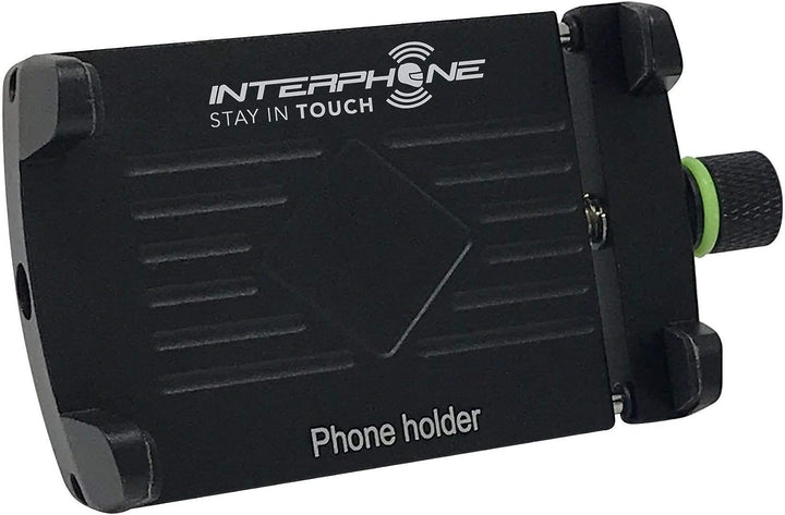 Interphone Cellularline SMMOTOALU | Motorradhalterung, Schwarz – Halterung (Telefon, Motorrad, schwa