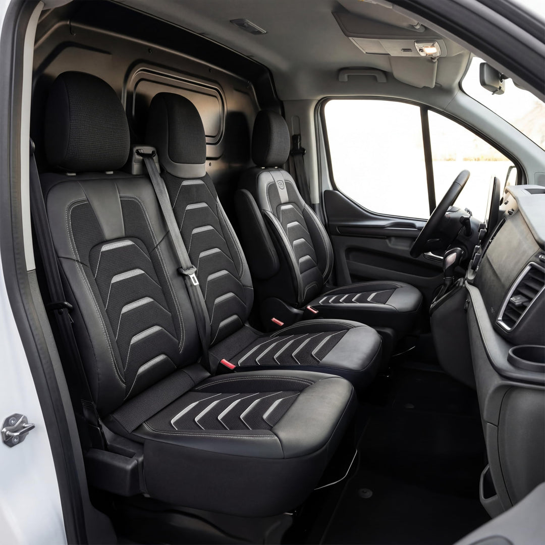 Autositzbezüge Universal 2+1 für Renault Trafic 3 - OPEL Vivaro B (2014-2018), FIAT Talento(2016-202