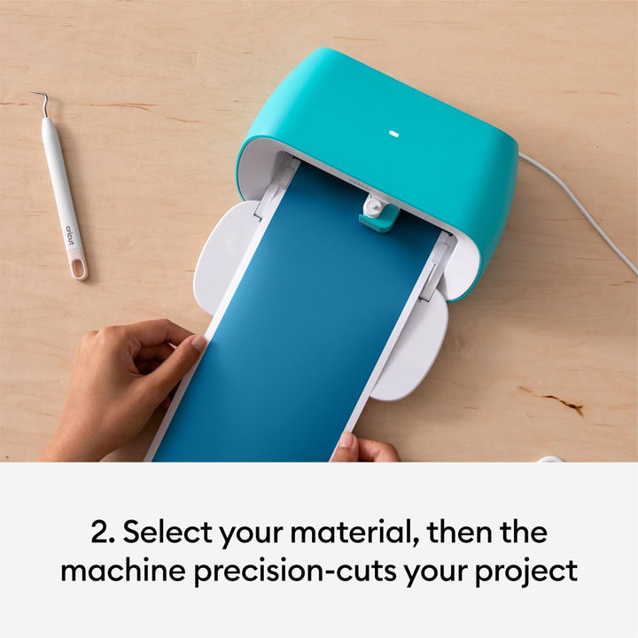 Cricut Joy | Compact Smart Cutting Machine Starter Bundle, Weiss &amp; Basiswerkzeuge, Sortiert Starterp