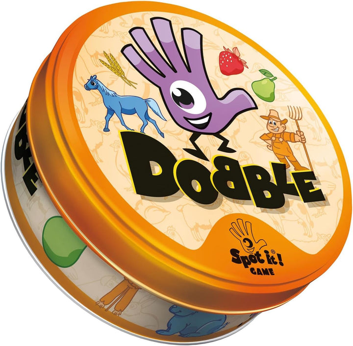 Zygomatic Dobble Bauernhof - Kartenspiel - 5 Spiele in 1 - Niederländische Sprache