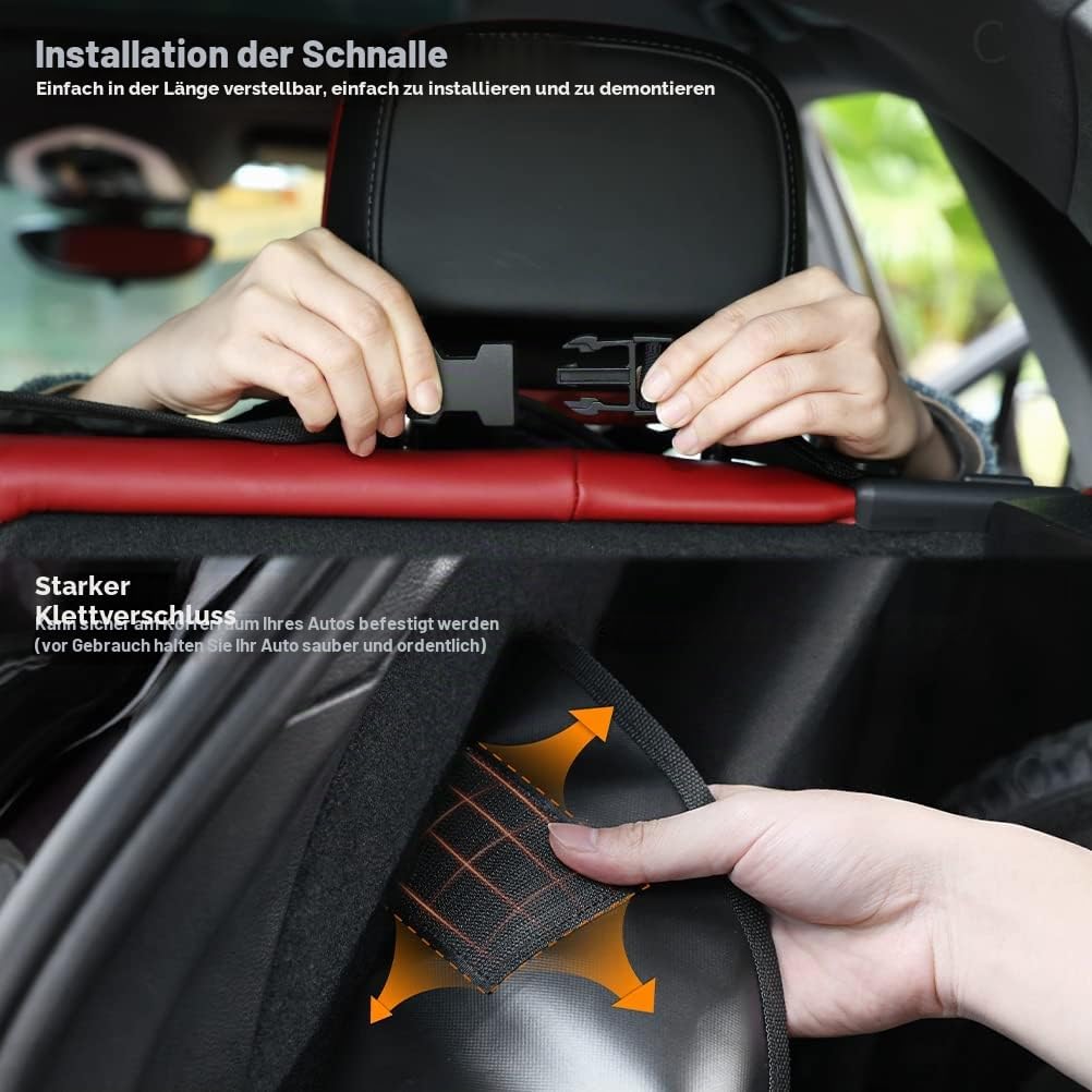 KYG Abdeckplane für Kofferraum Auto Futter für Haustiere copribaule Wasserdicht Sitzbezug Universal