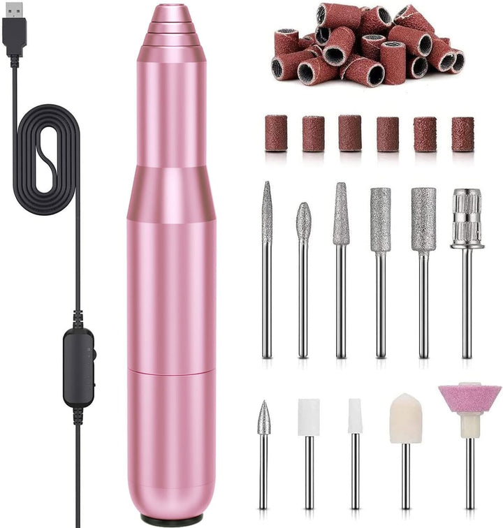 USB-Nagelfräse, tragbar, elektrisch, Maniküre- und Pediküre-Set, Maniküre und Pediküre, für Salon un
