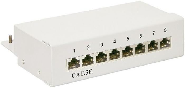 Patchpanel 8 Port Cat. 5e STP