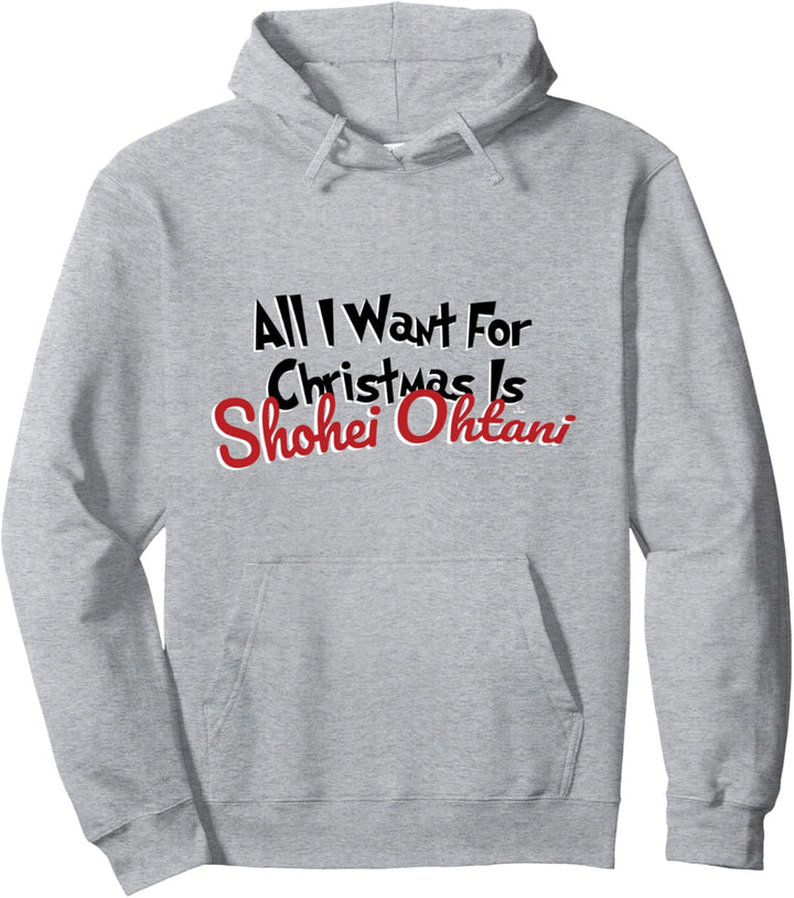 Shohei Ohtani Los Angeles Baseball Alles was ich mir zu Weihnachten wünsche Pullover Hoodie