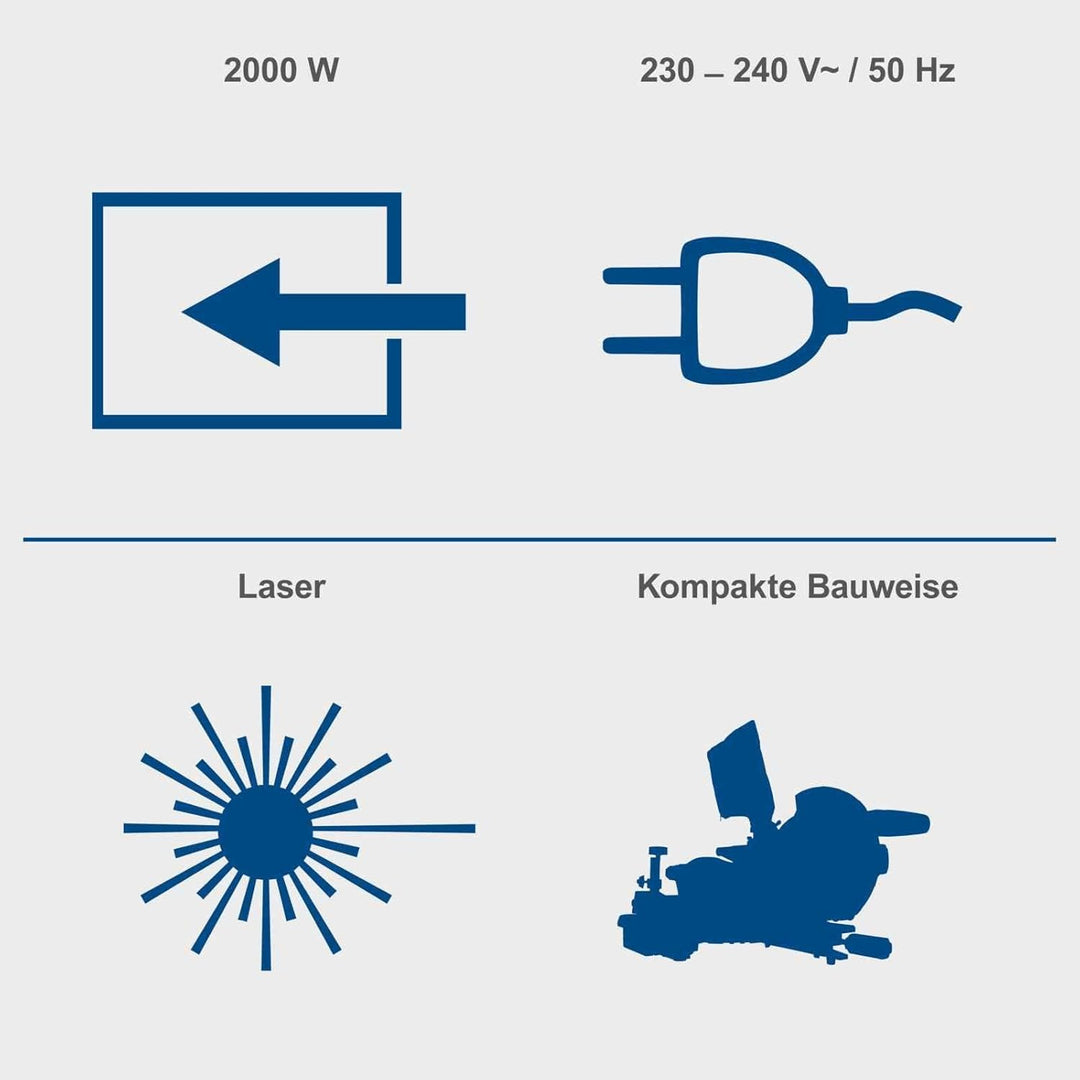 Scheppach HM254 | Kapp- und Gehrungssäge | Zugfunktion | inkl. Untergestell UMF2000 | 2000 Watt | 25