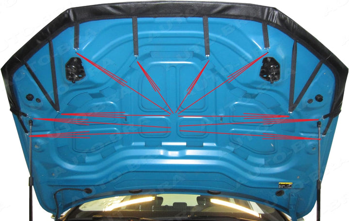 AB3-00669 Auto Bra kompatibel mit e-tron GE Bj. ab 2018 Haubenbra Steinschlagschutz Tuning Bonnet Br
