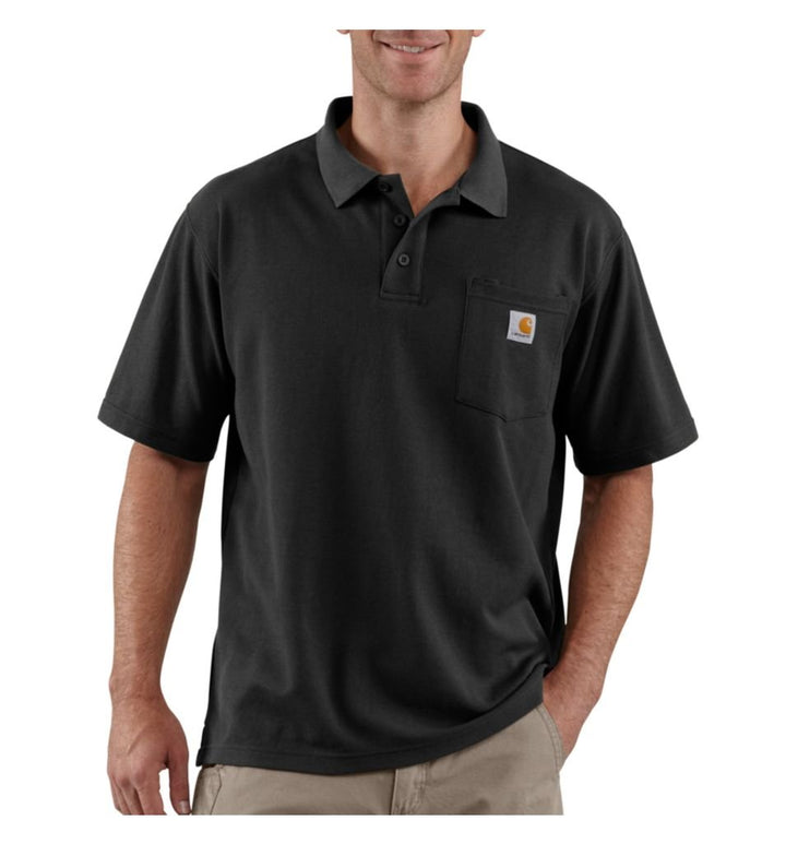 Carhartt Herren Polohemd XS Schwarz, XS Schwarz