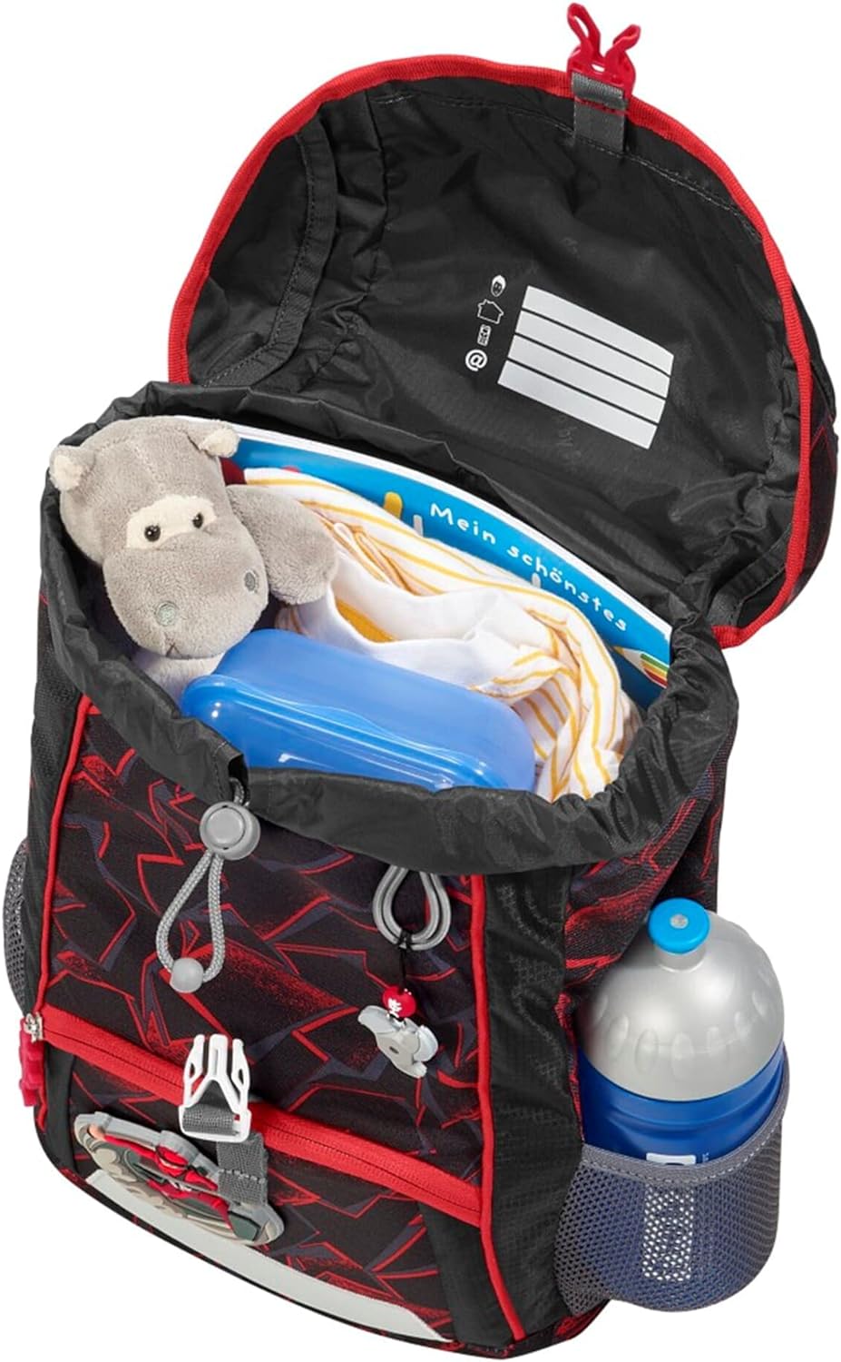 Step by Step Rucksack-Set KID „Ninja Yuma“, mit Sitzkissen, ergonomischer Mini-Ranzen mit höhenverst