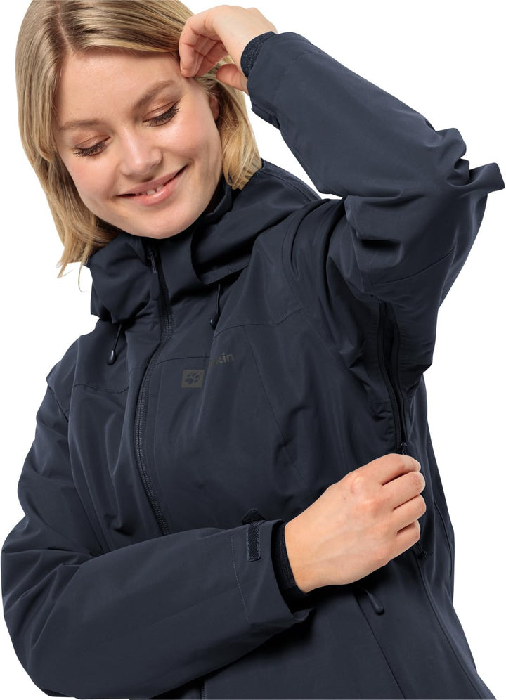 Jack Wolfskin Damen Jacke XS night blue, XS night blue