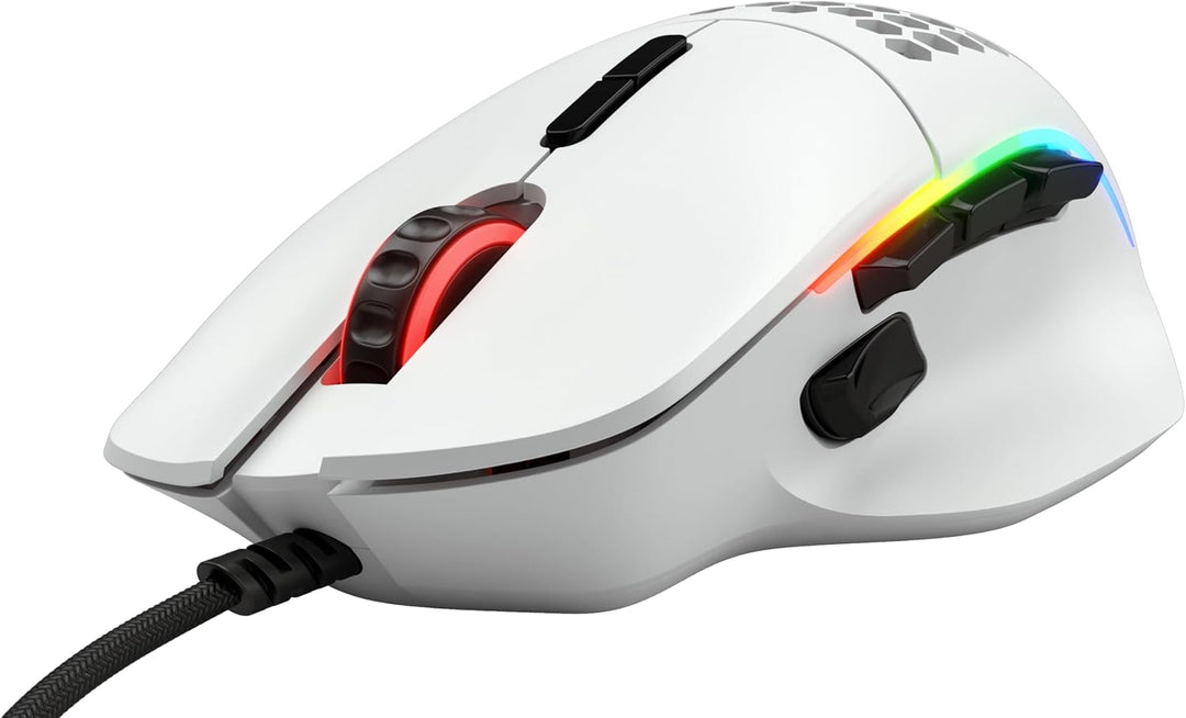 GLORIOUS Gaming Model I Wired Gaming Mouse – superleichte 69 g, 2 tauschbare Tasten, RGB, PTFE-Füsse