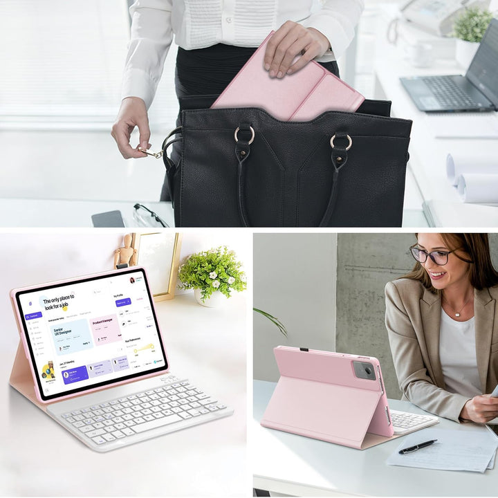 WINCHKING Tastatur Hülle für Lenovo idea tab 11 2025 (TB-336ZU TB-336FU), Bluetooth Tastatur für Len