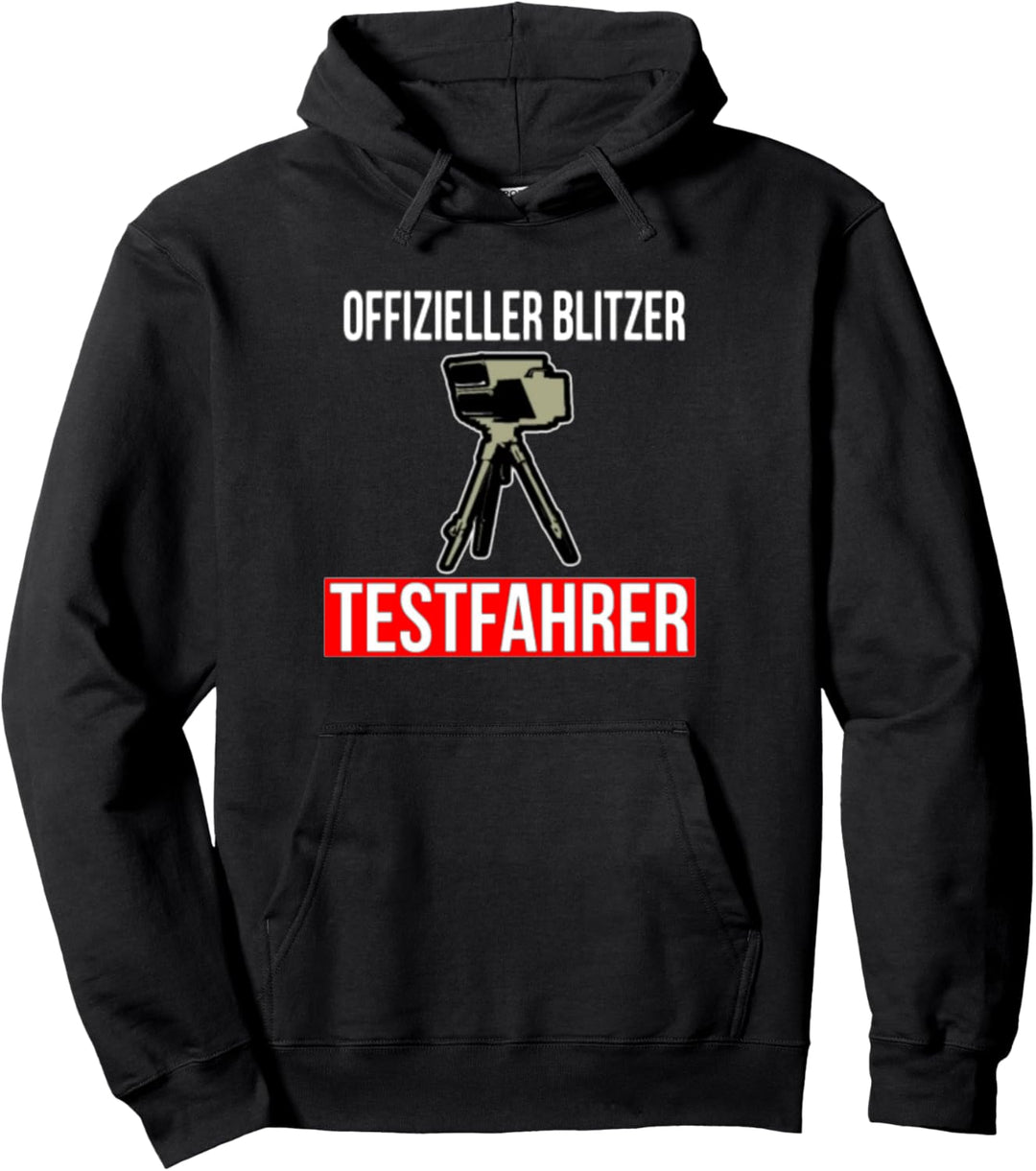 Offizieller Bltzer Testfahrer Fun Pullover Hoodie
