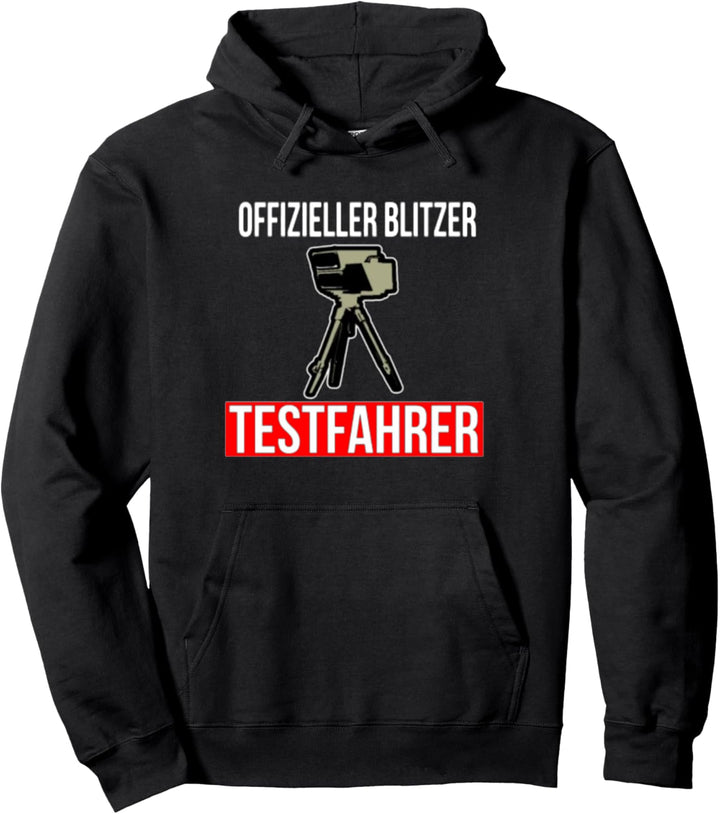 Offizieller Bltzer Testfahrer Fun Pullover Hoodie