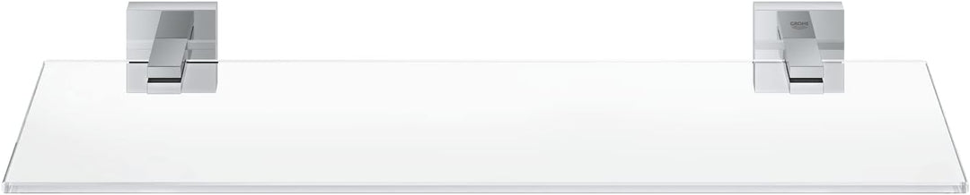 Grohe Start Cube - Glasablage (Stichmass: 380 mm, verdeckte Befestigung, Material: Glas/Material), C