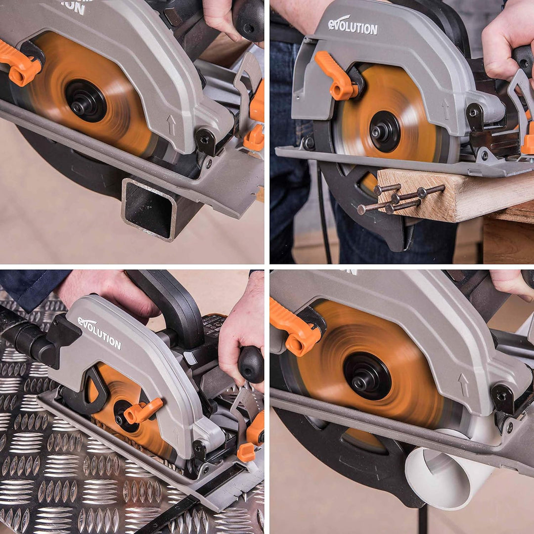Evolution Power Tools R185TCT-20CS (Rage) Multi-Material-TCT-Klinge zum Schneiden von Holz, Metall u