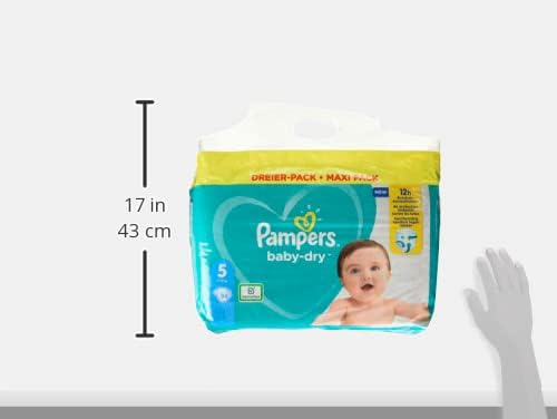 Pampers Baby Windeln Grösse 5 (11-16kg), 94 Stück, bis zu 12 Stunden Rundum-Auslaufschutz Grösse 5 (