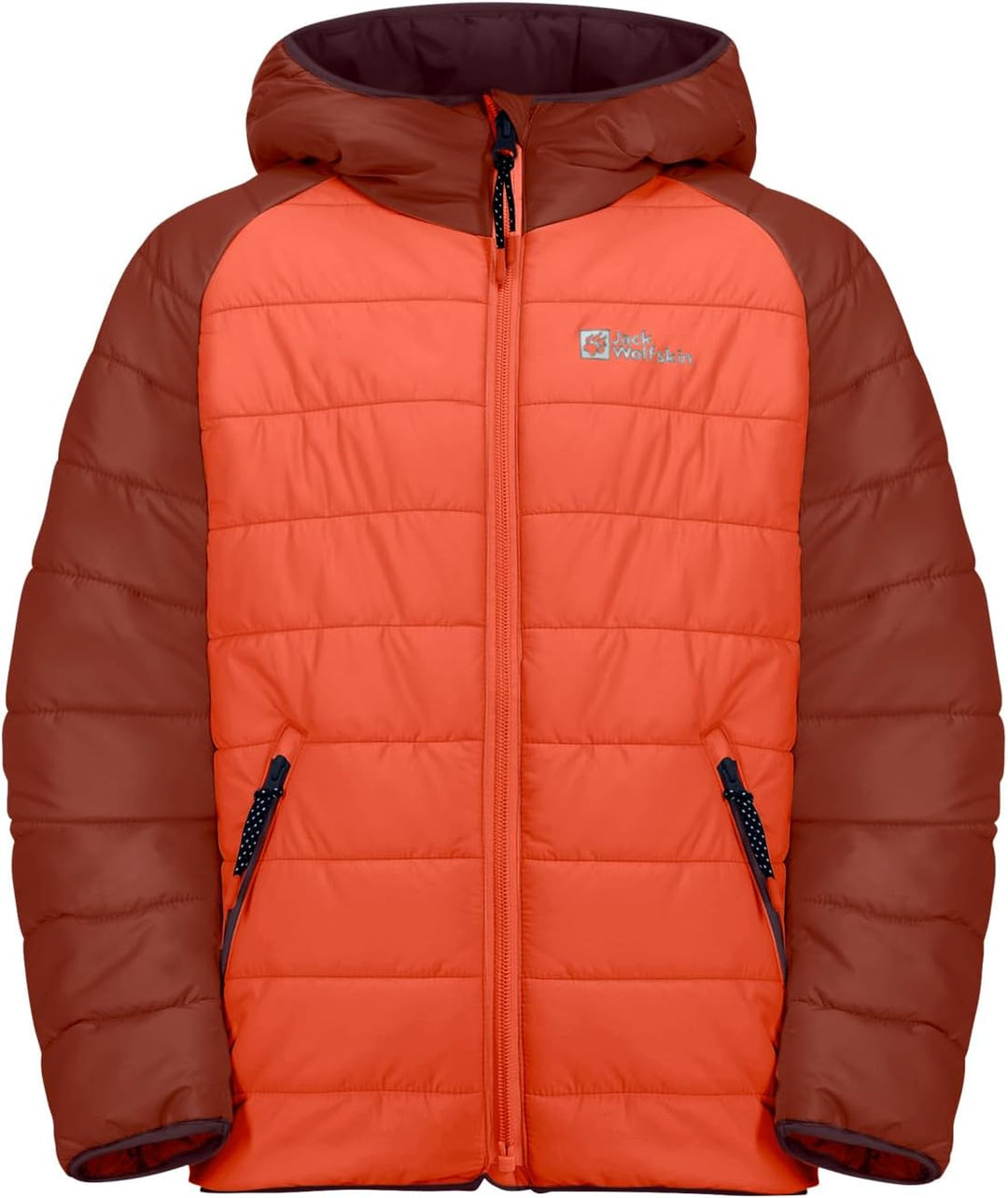 Jack Wolfskin Unisex Kinder Zenon Jacket K Jacket 116 coral orange, 116 coral orange