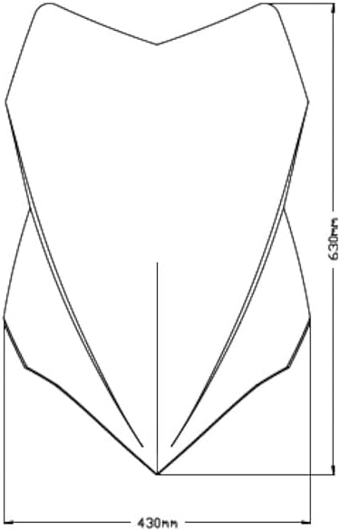 Puig 20728W Tourenscheibe Transparent