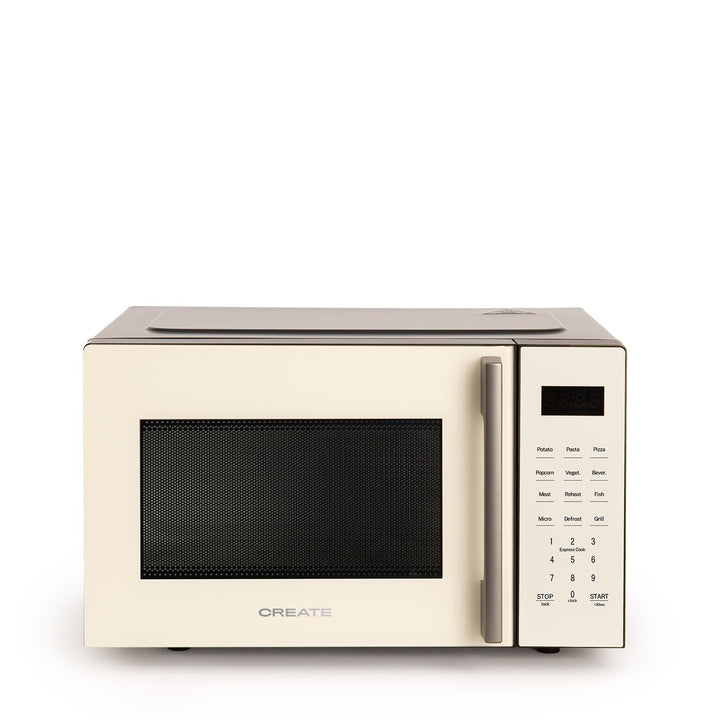 CREATE/MICROWAVE STUDIO/Mikrowelle mit Grillfunktion und Backofen Cremeweiss/Fassungsvermögen 23L, D