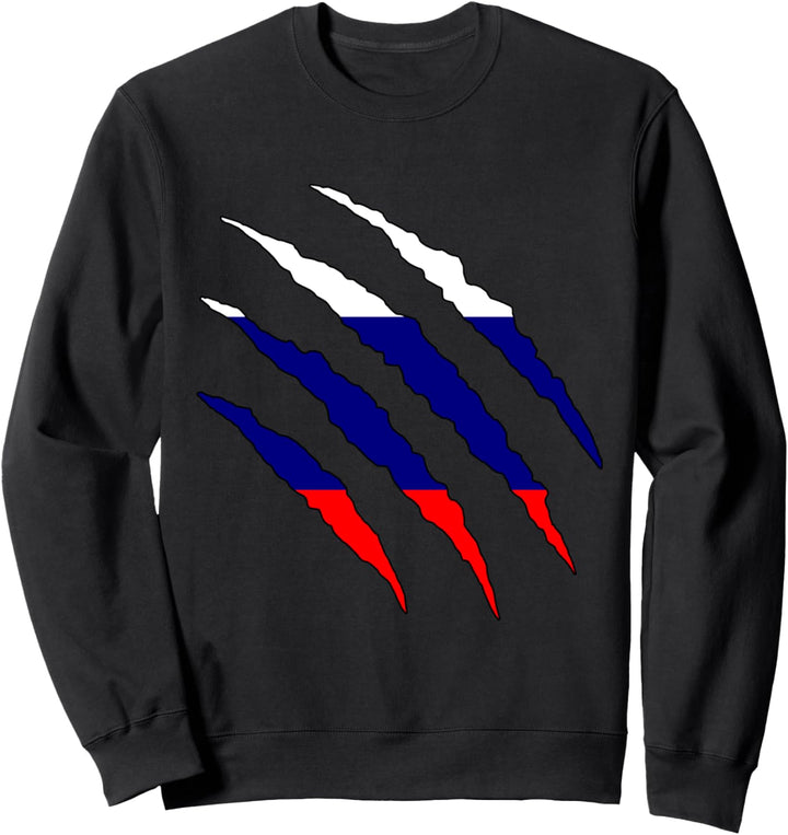 Russische Flagge Russland Sweatshirt