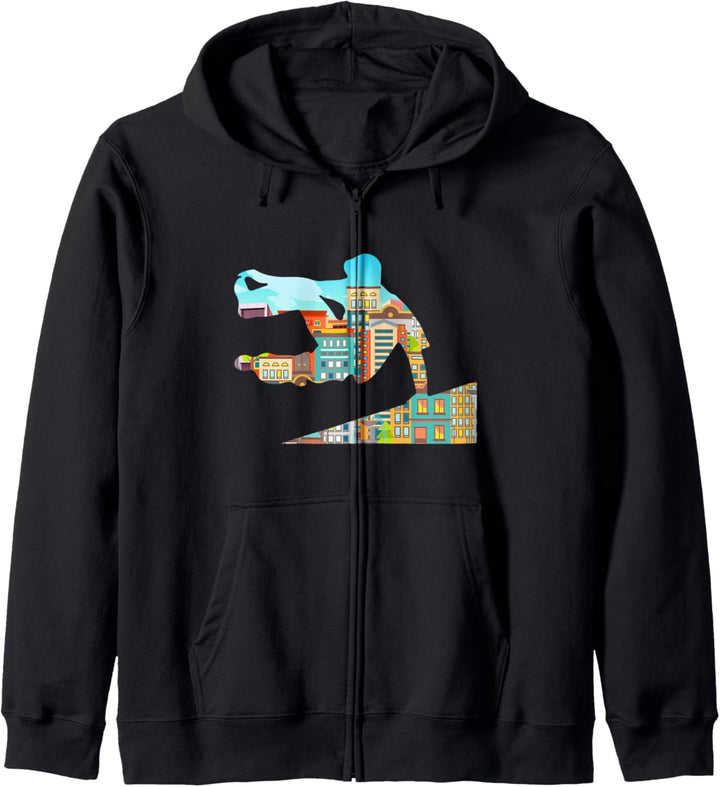 Parkour Hindernisslauf Urban City Runner Traceur - Parkour Kapuzenjacke
