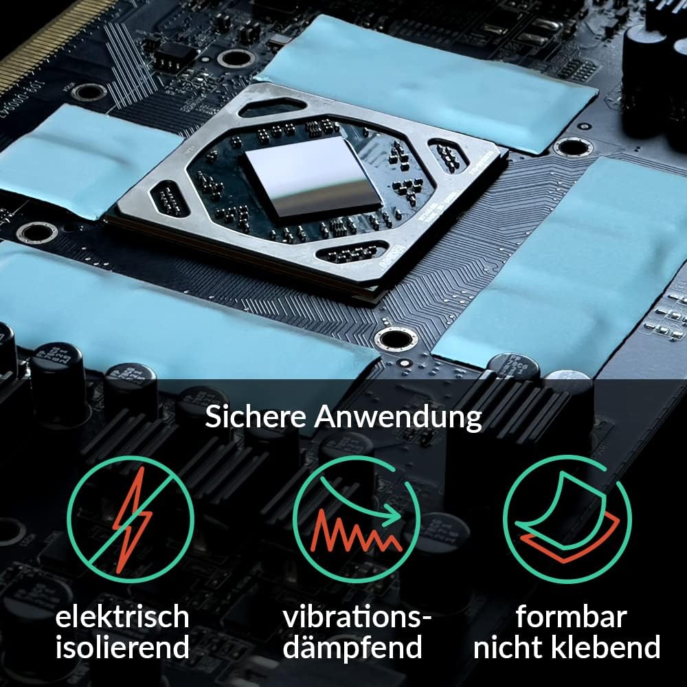 ARCTIC TP-3 Wärmeleitpad: Premium Performance Thermal Pad, 200 x 100 x 1,5 mm (2 Stück) - Hohe Leist