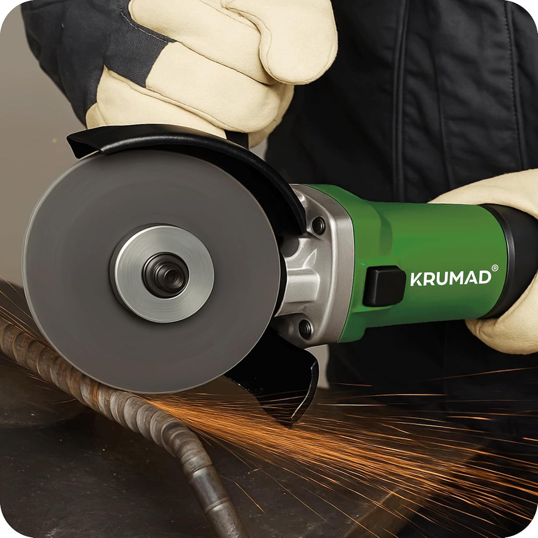 KRUMAD Winkelschleifer 950W – Scheiben-Ø 125mm – Leistungsstarke Schleifmaschine mit 3.000-11.000 U/