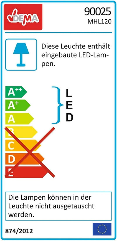 DEMA Motorhaubenleuchte 36 LED