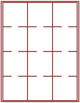 Münzbox Standard mit 12 quadratischen Fächern für LINDNER Münzbox-Inletts 68x68 mm