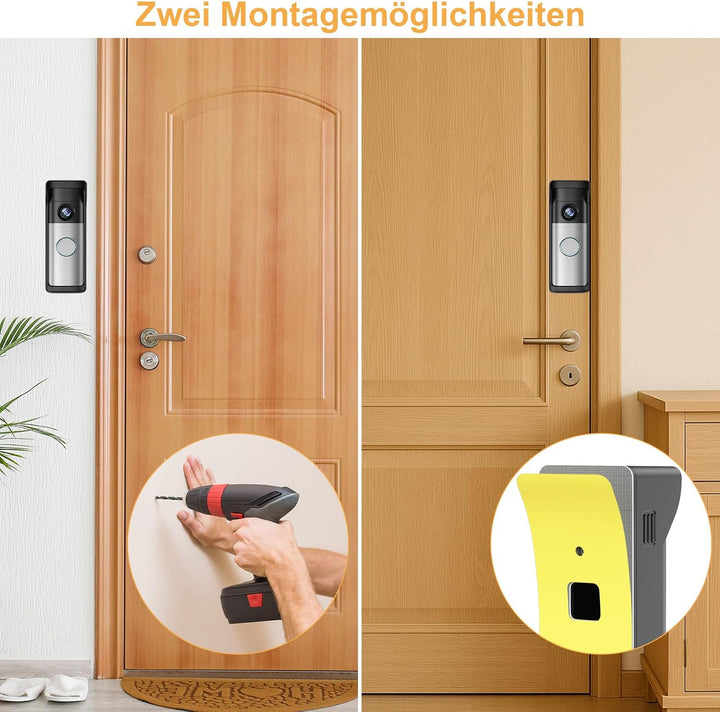 2026 Selbstklebende Video-Türklingel-Halterung für Ring Battery Video Doorbell/Plus/Pro(neueste Gen.