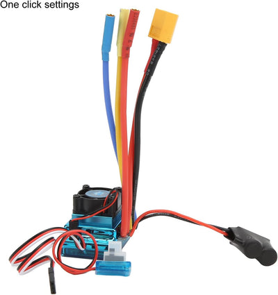 120A Fernbedienung Brushless ESC, Externer Programmieranschluss, 120A ESC, 9 Gang Beschleunigungsein