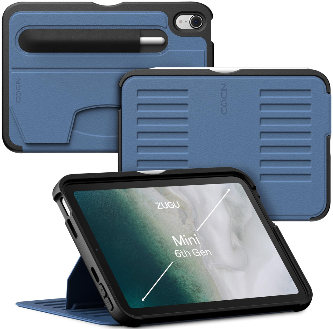ZUGU Case Schutzhülle für 2021 iPad Mini (6. Generation), ultradünn, Aufladen iPad Stiftes, praktisc