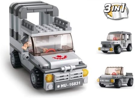 SLUBAN M38-B0537 NAVY. 9 INTO 1. 9 DIFFERENT ITEMS IN ONE DISPLAY BOX. COMBINE THE 9 TO MAKE AIRCRAF