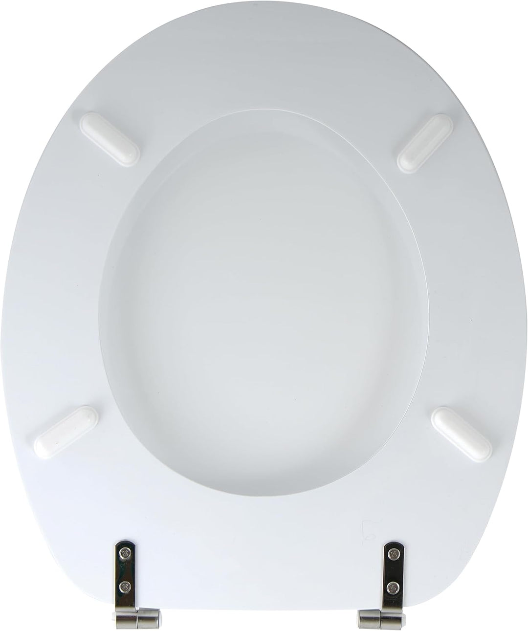 MSV WC Sitz Toilettendeckel MDF Holzkern "Nyala" Scharniere aus Edelstahl - hochwertige und stabile