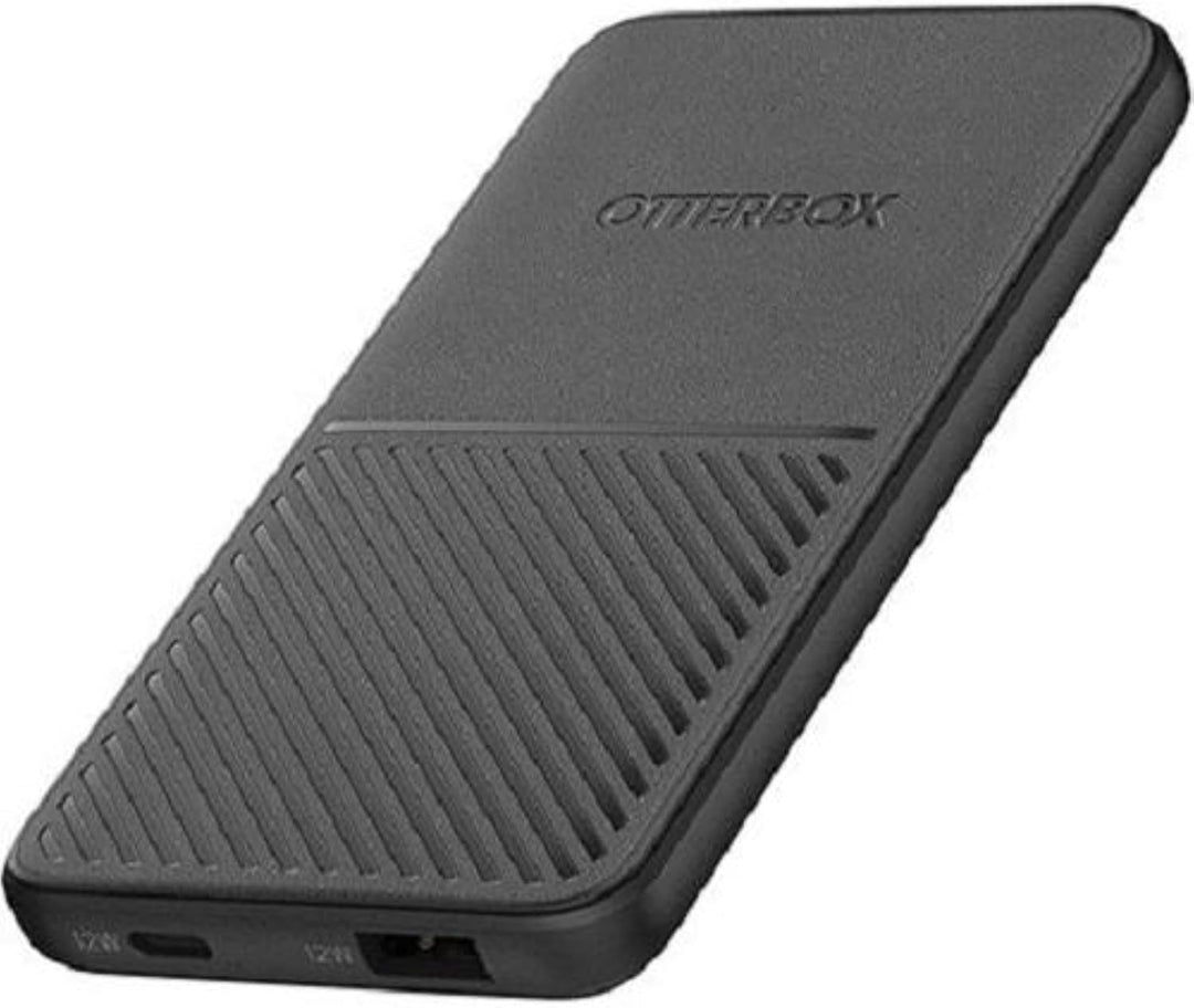 OtterBox Robust 5K mAh USB A&C 12W Mobiles Ladegerät - Schwarz 5,000 mAh, 5,000 mAh