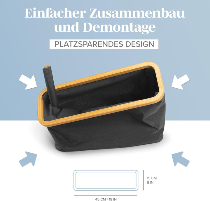 Lonbet - Toilettenpapierkorb - Toilettenpapieraufbewahrung - Der ultimative Badezimmer-Organizer - B