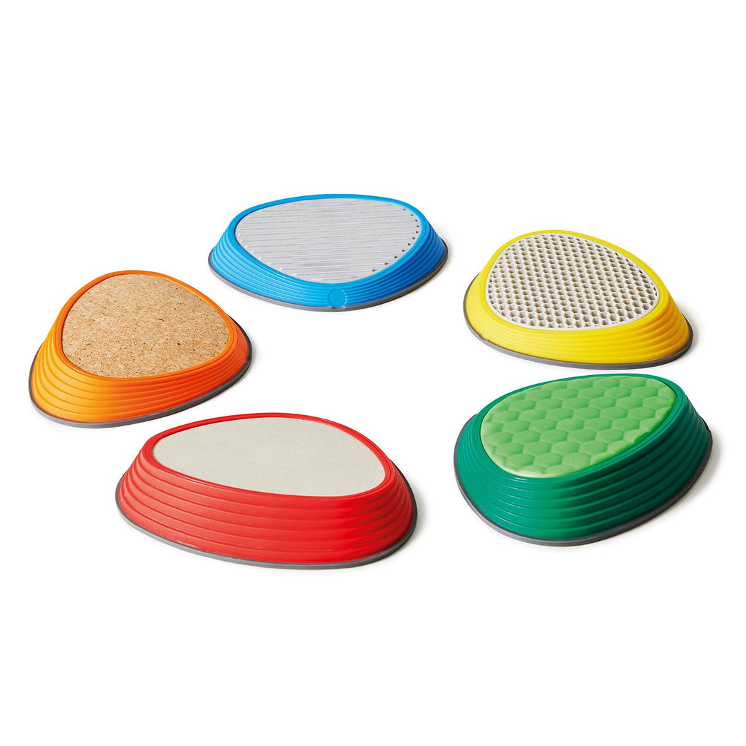 Taktile Fluss-Steine 5-er Set