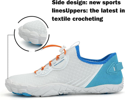IceUnicorn Barfussschuhe Herren Damen Traillaufschuhe Fitnessschuhe Knit Minimalistische Breiter Zeh