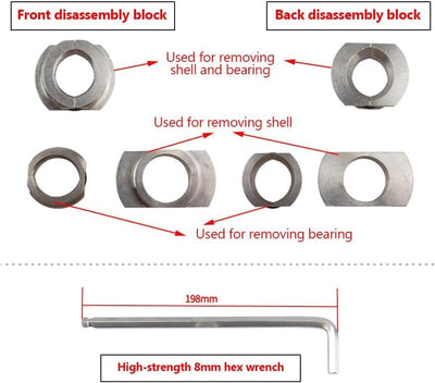 Lixada Quick Release Conversion Fahrrad Unterseite Kit zum Installieren und Entfernen der Halterung