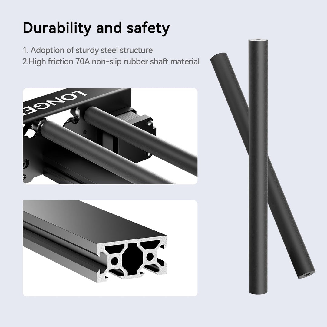 LONGER Lasergravur-Rotationswalze, 360° Y-Achse Rotationswalze für Lasergravur – Gravur zylindrische