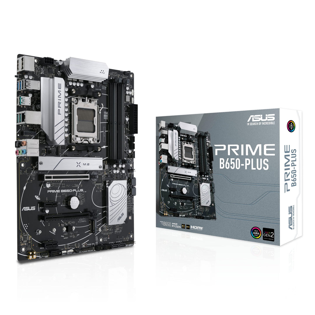 ASUS Prime B650-PLUS Gaming Mainboard Sockel AMD AM5 (Ryzen 7000, ATX, DDR5 Speicher, PCIe 5.0 M.2,
