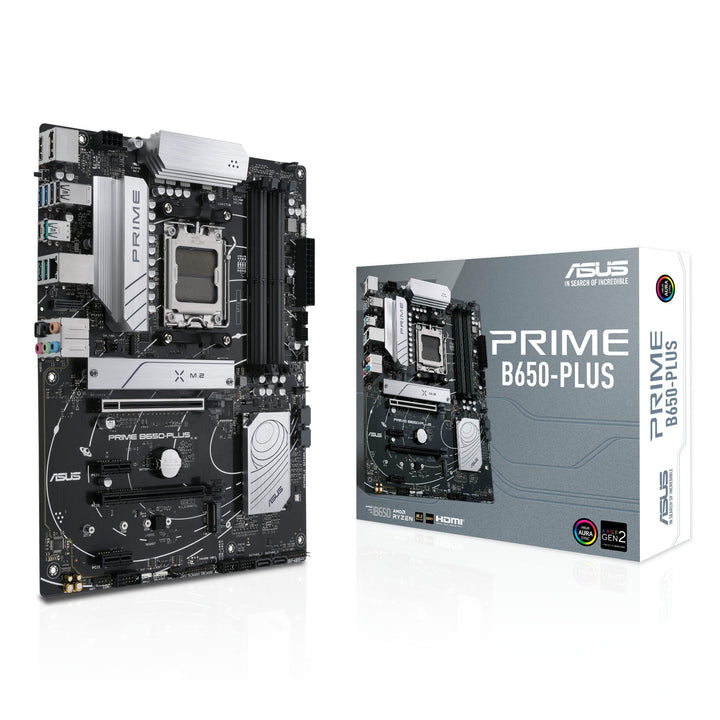 ASUS Prime B650-PLUS Gaming Mainboard Sockel AMD AM5 (Ryzen 7000, ATX, DDR5 Speicher, PCIe 5.0 M.2,