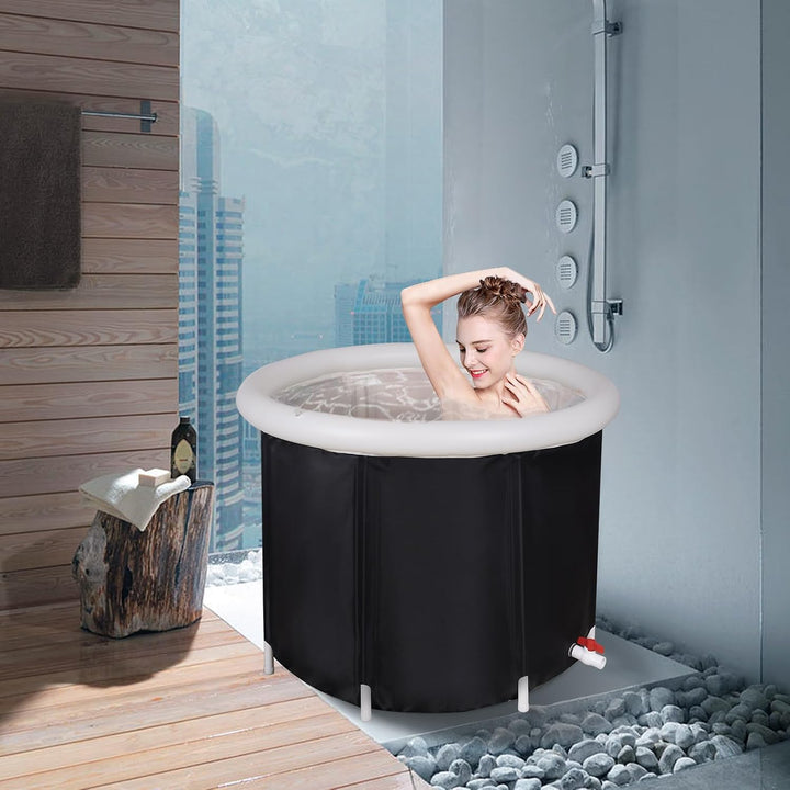Eisbadewanne, faltbare aufblasbare Badewanne, Fitness/Rehabilitation Eisbadewanne für Sportler, geei