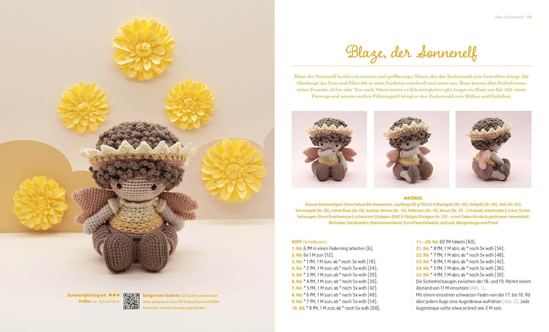 Tierisch süsse Häkelfreunde – Waldtiere und Feen: Zauberhafte Amigurumis von der beliebten Häkel-Des